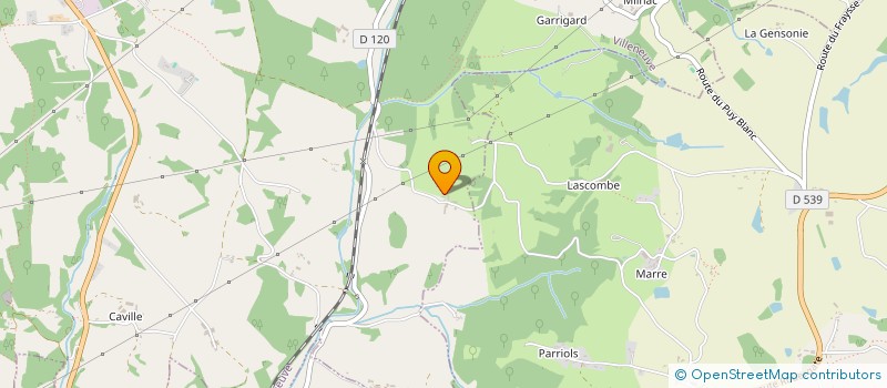 localisation de l'entreprise SCI DE GREZES à VILLENEUVE