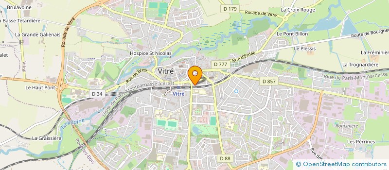 localisation de l'entreprise SCI DE GRIGNAN  VITRE