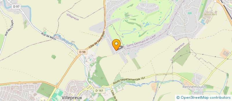 localisation de l'entreprise SCI DE GRISY  VILLEPREUX