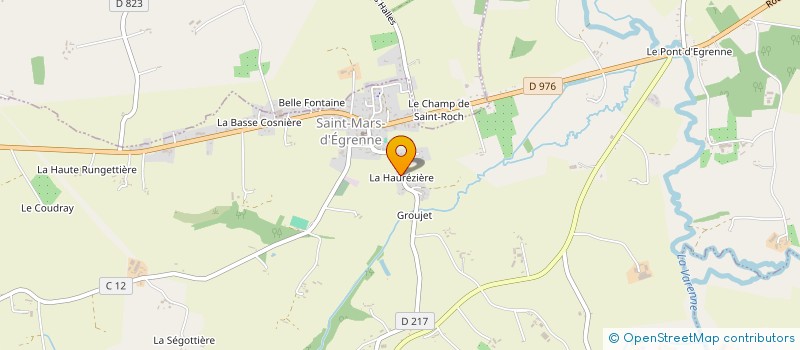 localisation de l'entreprise SCI DE GROUJET à SAINT-MARS D EGRENNE