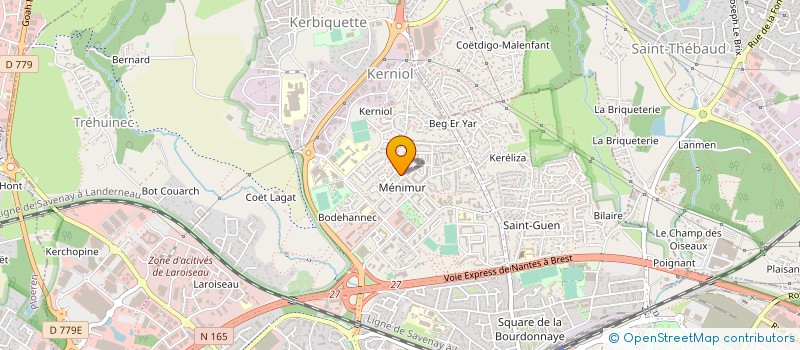 localisation de l'entreprise SCI DE GUEMARQUER à VANNES
