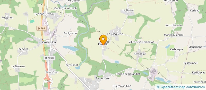 localisation de l'entreprise SCI DE GUERGOAT  BERNE