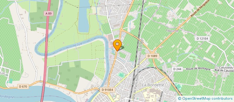 localisation de l'entreprise SCI DE GUESTRES  LIBOURNE