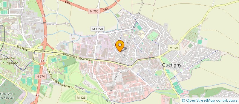 localisation de l'entreprise SCI DE GUILLARNOT à QUETIGNY