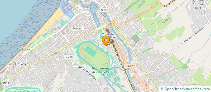 localisation de l'entreprise SCI DE GUILLENE à DEAUVILLE