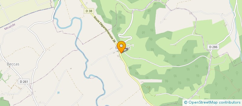 localisation de l'entreprise SCI DE GUINOT  MALABAT