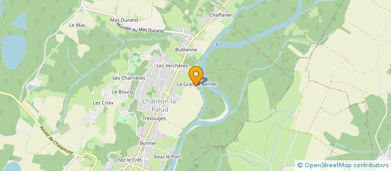 localisation de l'entreprise SCI DE GUISNES à CHATILLON-LA-PALUD