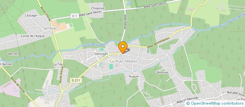 localisation de l'entreprise SCI DE GUYENNE  LE PIAN MEDOC