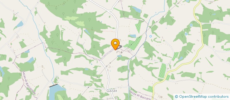 localisation de l'entreprise SCI DE HALAGE  GAZAX-ET-BACCARISSE