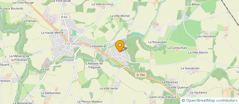 localisation de l'entreprise SCI DE HALOUZE QUEVERT  CORSEUL