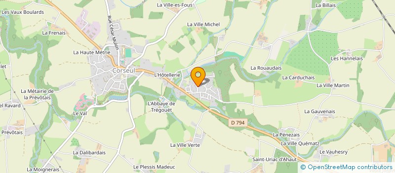 localisation de l'entreprise SCI DE HALOUZE RENNES  CORSEUL