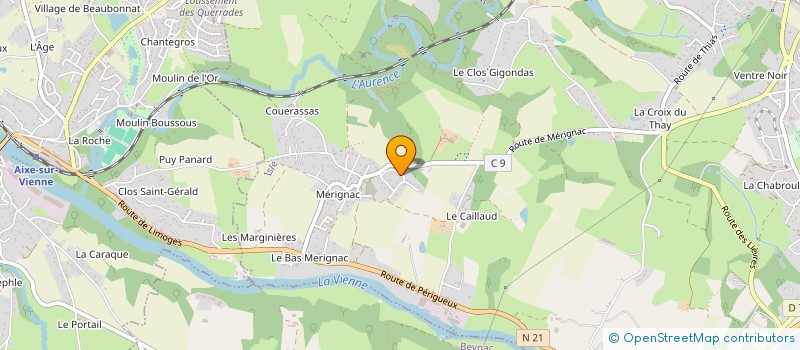 localisation de l'entreprise SCI DE HAUT MERIGNAC à ISLE