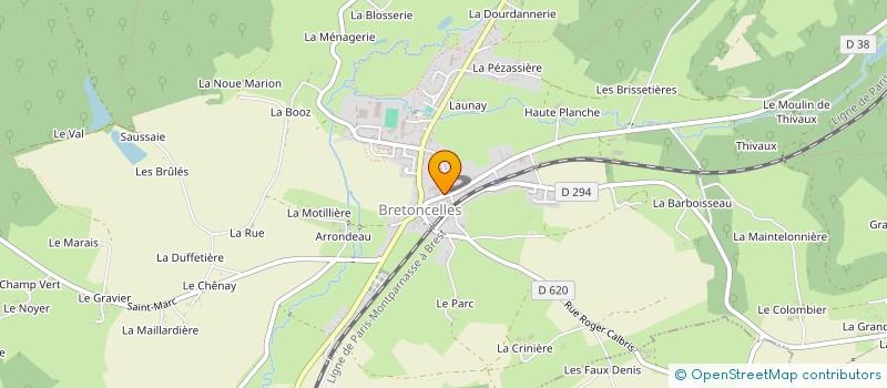 localisation de l'entreprise SCI DE HAUTE PLANCHE à MOUTIERS-AU-PERCHE