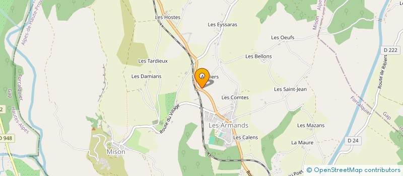 localisation de l'entreprise SCI DE HAUTE PROVENCE  NOYERS-SUR-JABRON