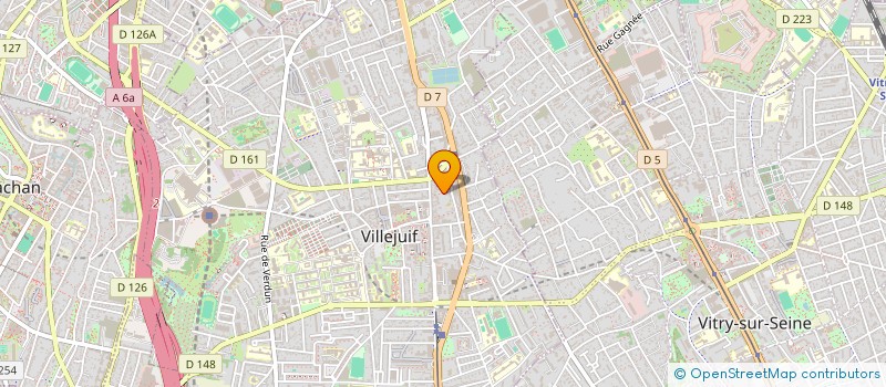 localisation de l'entreprise SCI DE HAUTEFEUILLE à VILLEJUIF