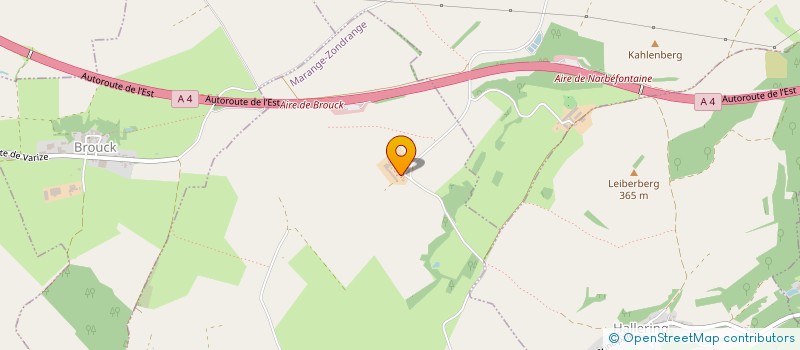 localisation de l'entreprise SCI DE HENNING  MARANGE-ZONDRANGE