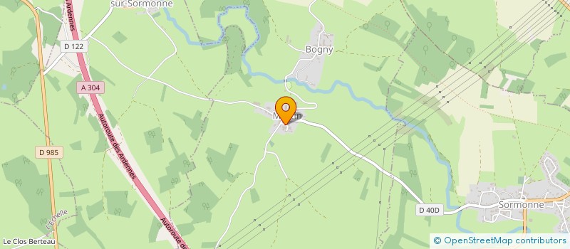 localisation de l'entreprise SCI DE HIBEAUCHAMP  MURTIN-ET-BOGNY