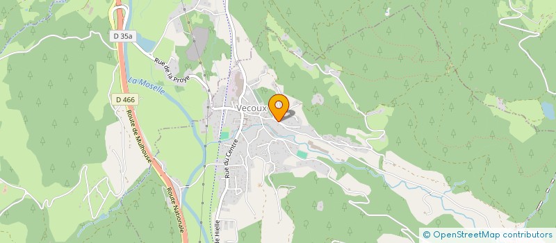 localisation de l'entreprise SCI DE HIELLE  VECOUX