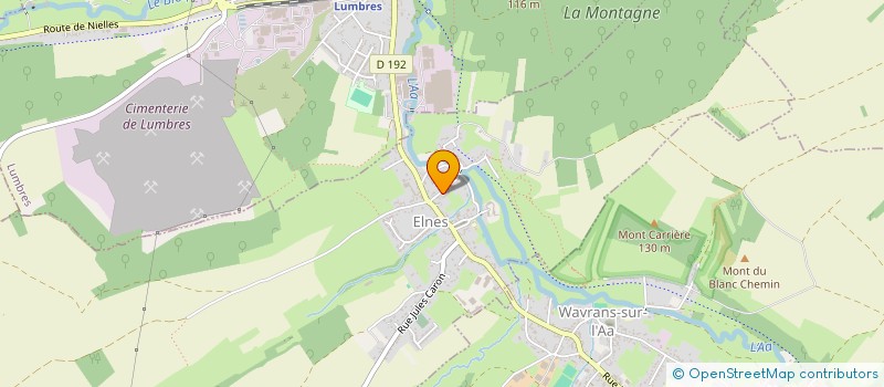 localisation de l'entreprise SCI DE JABECE DU MONT  ELNES