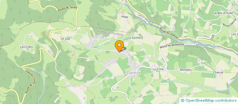 localisation de l'entreprise SCI DE JAG  VINDRY-SUR-TURDINE