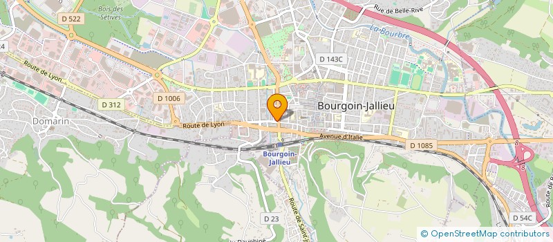 localisation de l'entreprise SCI DE JAMEYZIEU à BOURGOIN-JALLIEU