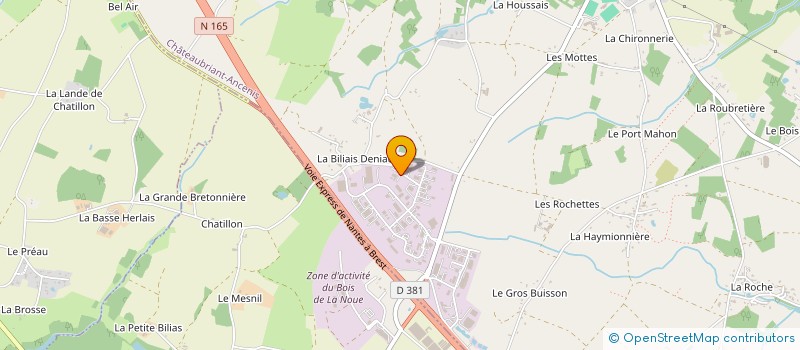 localisation de l'entreprise SCI DE JANNEYRIAS à VIGNEUX-DE-BRETAGNE