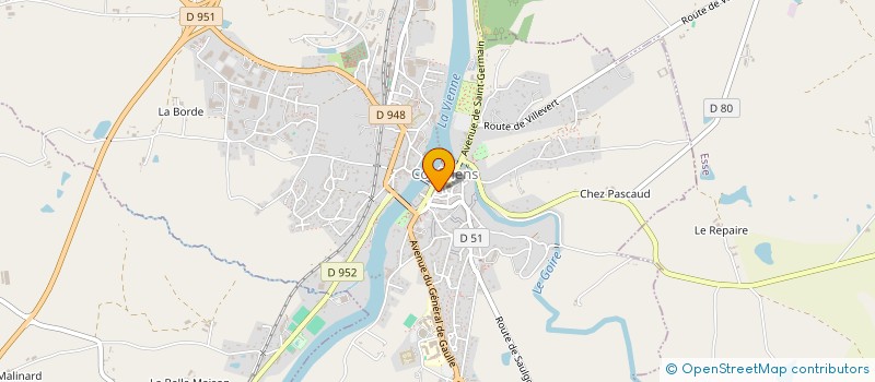 localisation de l'entreprise SCI DE JAPPERENARD à CONFOLENS