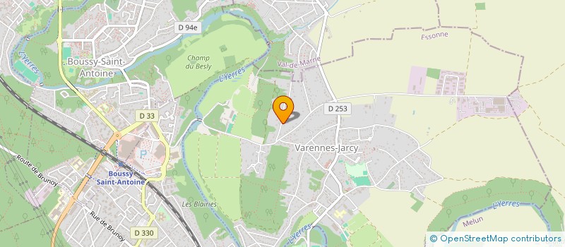 localisation de l'entreprise SCI DE JARCY  VARENNES-JARCY