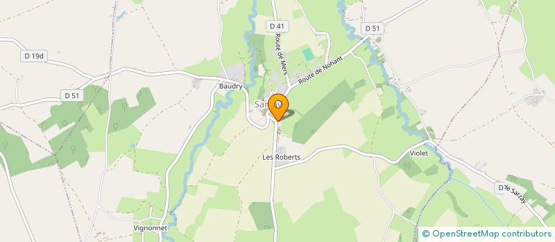 localisation de l'entreprise SCI DE JARLAY à SARZAY