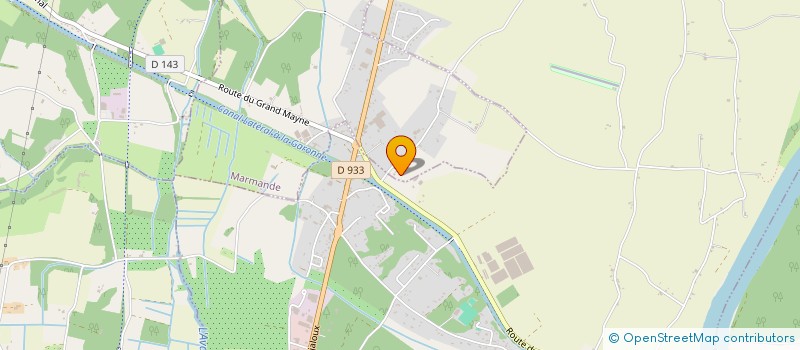 localisation de l'entreprise SCI DE JEJOA  MARMANDE