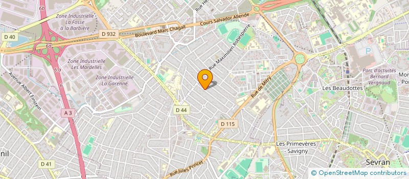 localisation de l'entreprise SCI DE JESUS FIGUEIRA CORVO à AULNAY-SOUS-BOIS