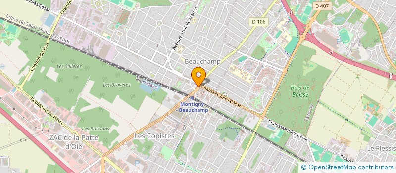 localisation de l'entreprise SCI DE JOIAGNY  BEAUCHAMP