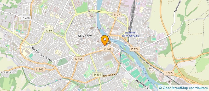 localisation de l'entreprise SCI DE JOIE à AUXERRE