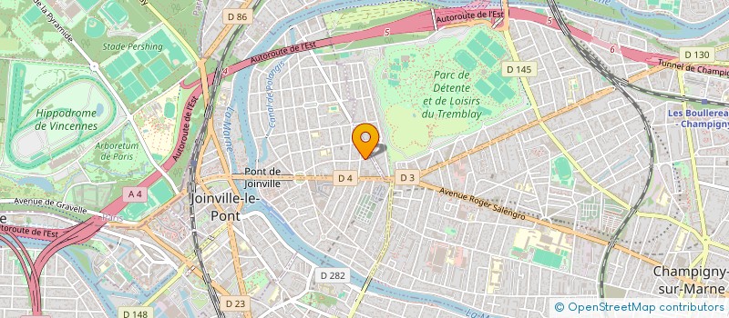 localisation de l'entreprise SCI DE JOINVILLE à JOINVILLE-LE-PONT