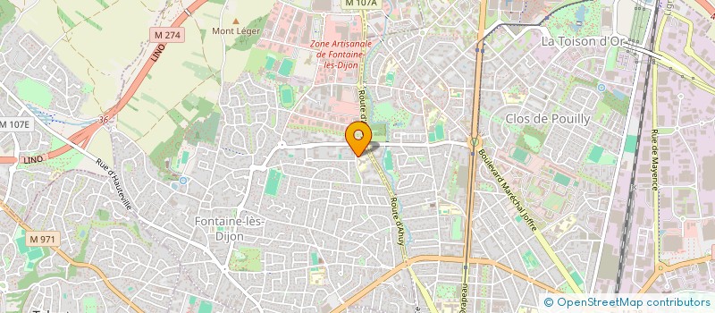 localisation de l'entreprise SCI DE JOUVENCE  FONTAINE-LES-DIJON