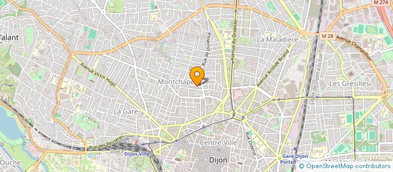 localisation de l'entreprise SCI DE JOUVENCE à DIJON