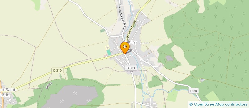 localisation de l'entreprise SCI DE JOUVENCE  COINCY