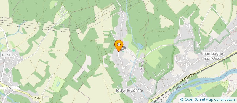 localisation de l'entreprise SCI DE JOUY  PARMAIN