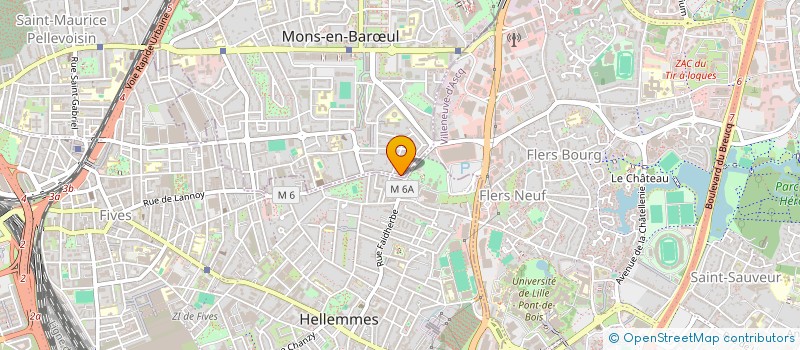 localisation de l'entreprise SCI DE K.N  MONS-EN-BARUL