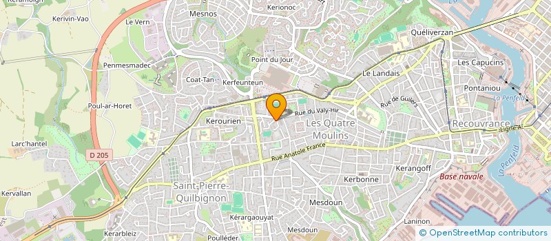 localisation de l'entreprise SCI DE KARANTEZ  BREST