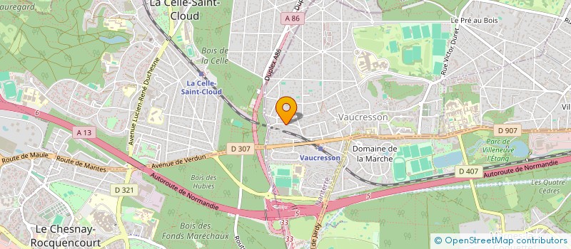 localisation de l'entreprise SCI DE KARECH EN AUD à VAUCRESSON