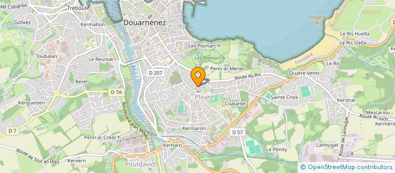 localisation de l'entreprise SCI DE KER ANNA  DOUARNENEZ