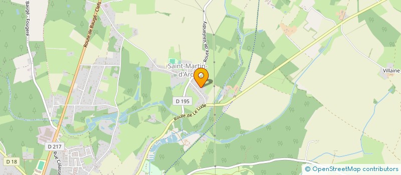 localisation de l'entreprise SCI DE KER ANNE  BAUGE-EN-ANJOU