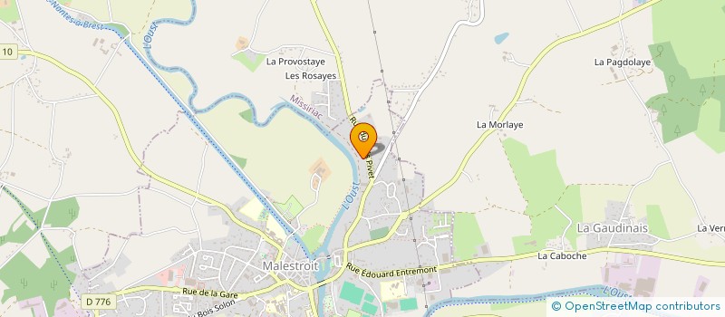 localisation de l'entreprise SCI DE KER-ARMOR  MALESTROIT