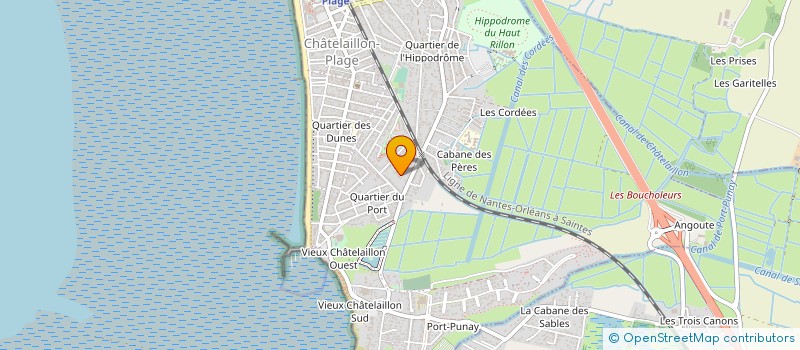 localisation de l'entreprise SCI DE KER AVEL à CHATELAILLON-PLAGE