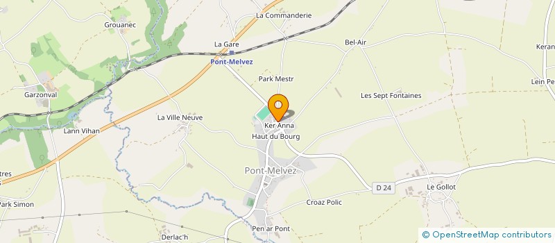 localisation de l'entreprise SCI DE KER COATRIEUX  SAINT-ADRIEN