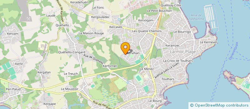 localisation de l'entreprise SCI DE KERADEHUEN à LARMOR-PLAGE