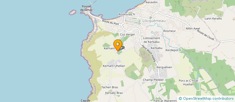 localisation de l'entreprise SCI DE KERANVOERN  PLOUMILLIAU