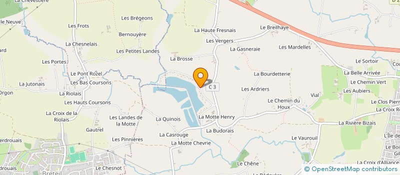 localisation de l'entreprise SCI DE KERAODREN à SAINT-GILLES