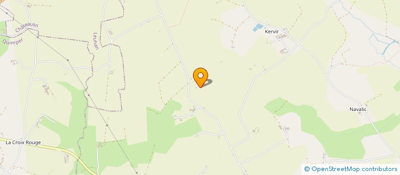 localisation de l'entreprise SCI DE KERBASQUER  SCAER